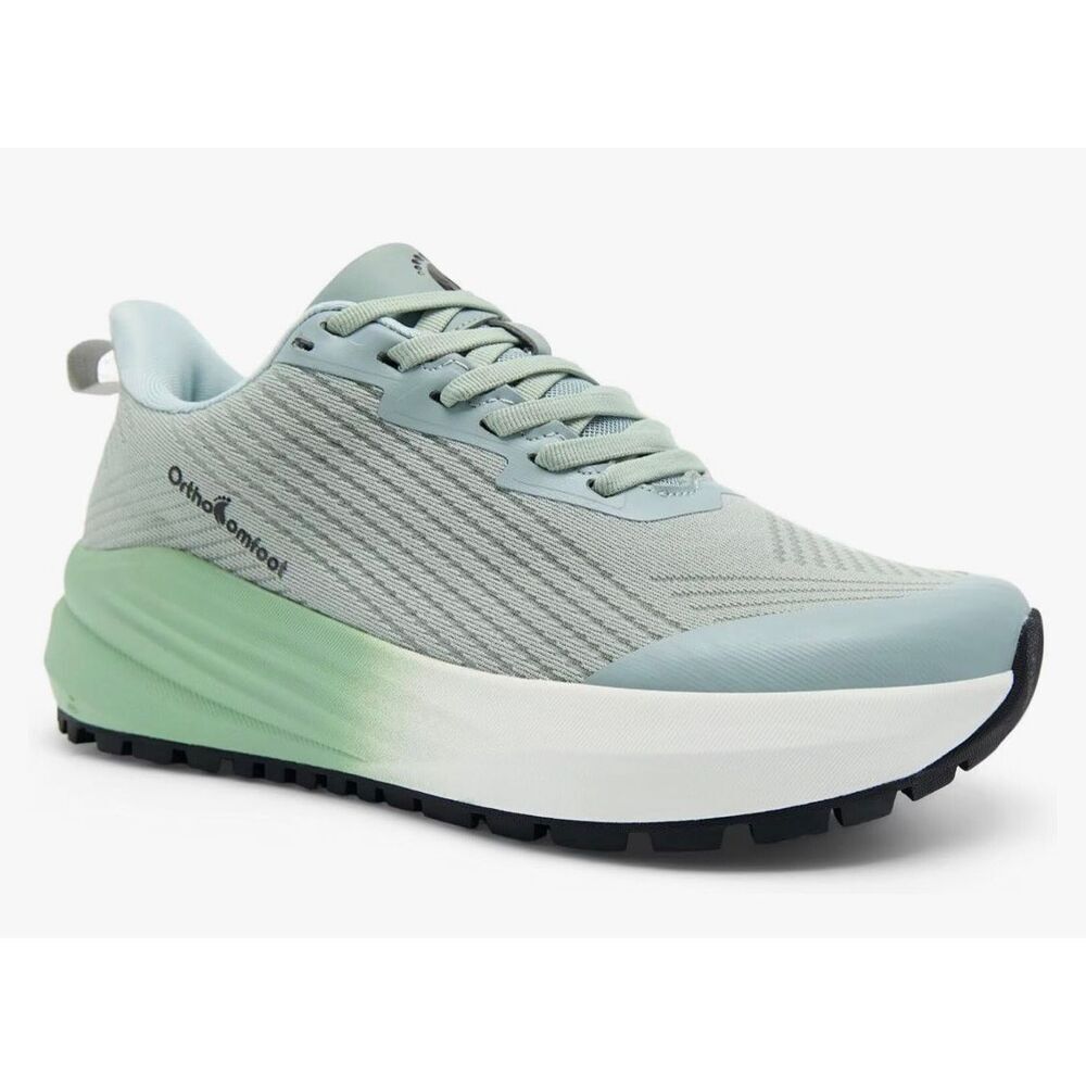 OrthoComfoot Men's Orthopedic Plantar Fasciitis Shoes: Wide Toe Box Size 11